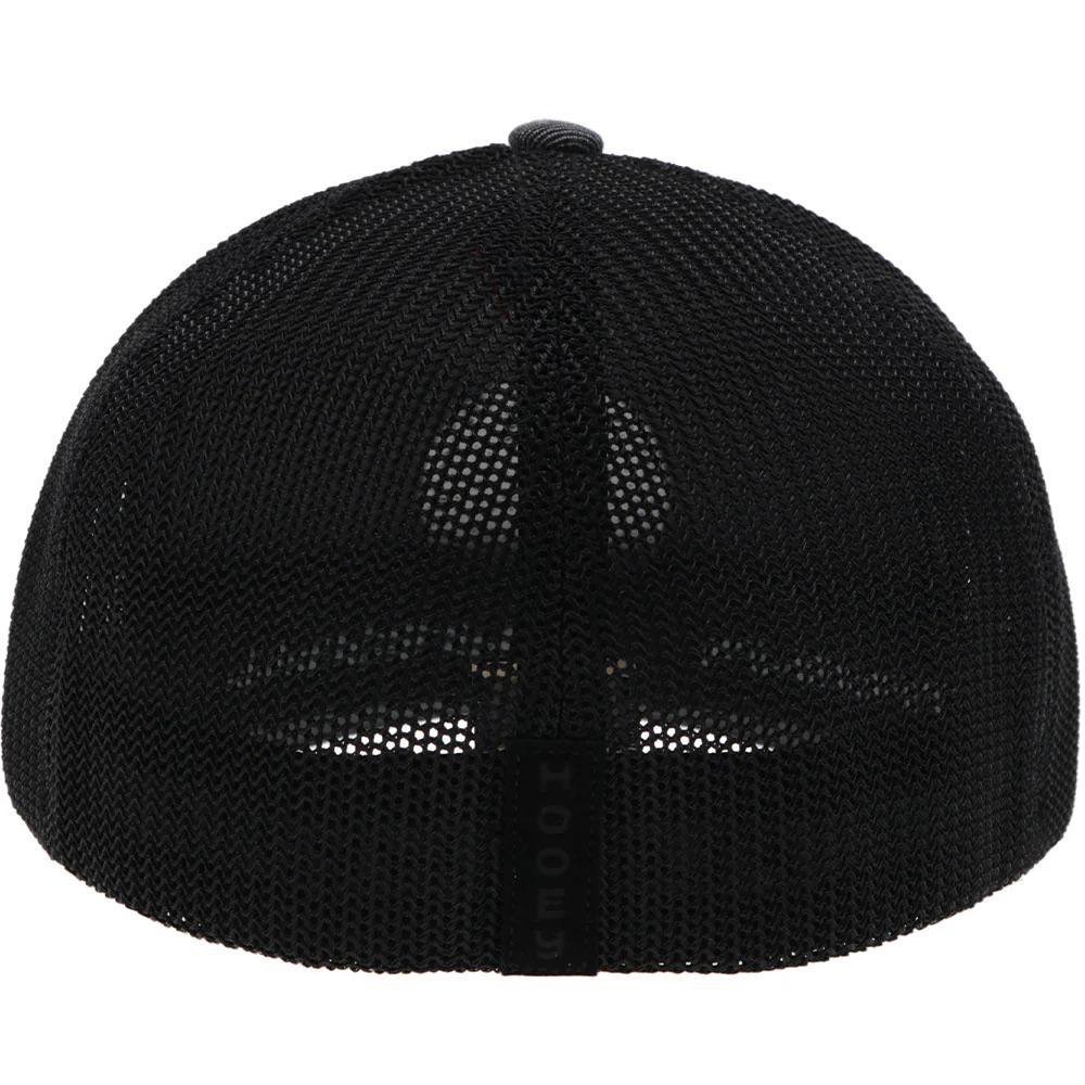 Hooey FlexFit Hat In Black/Grey Circle Patch 2304GYBK