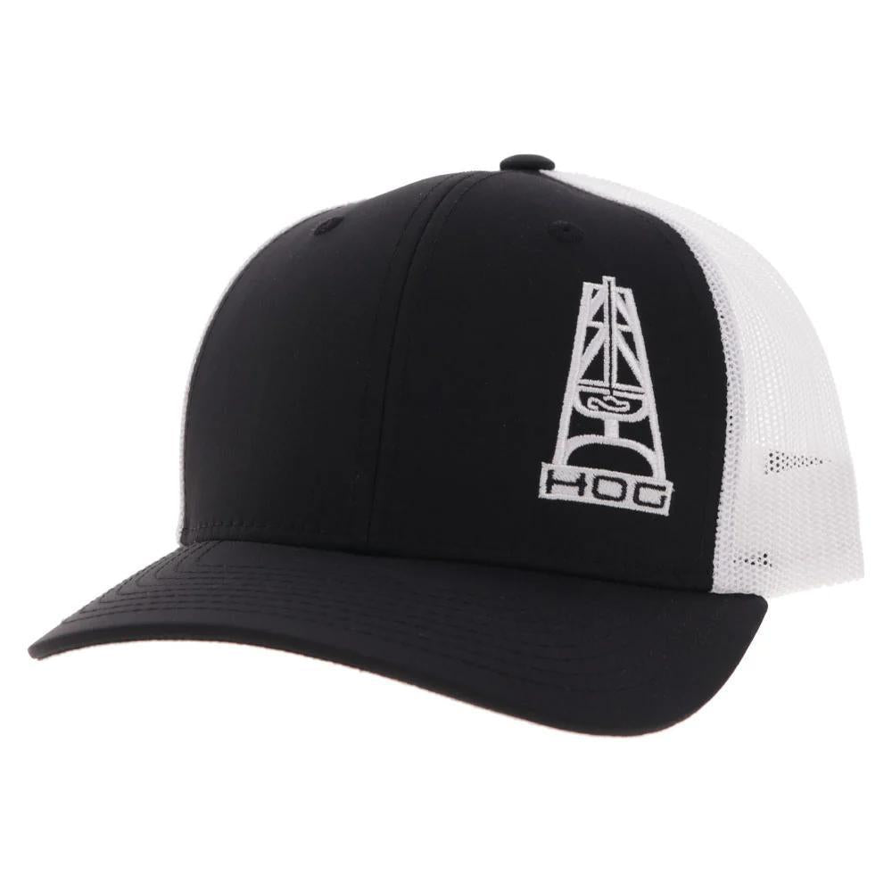 Hooey "HOG" Black/White Hat