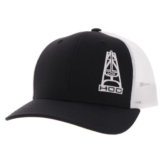 Hooey "HOG" Black/White Hat