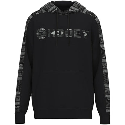 Hooey Men's Canyon Black w/Grey Aztec Hoodie