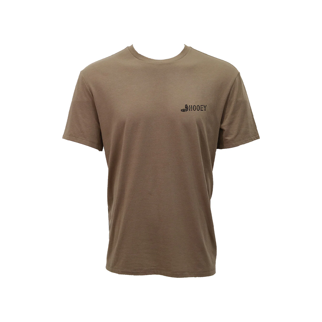 Hooey Men's Gambler T-Shirt Brown w/ Black and White Card Logo weis-western-wear
