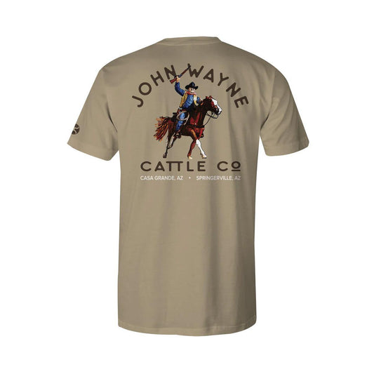 Hooey Men's John Wayne T-Shirt Tan