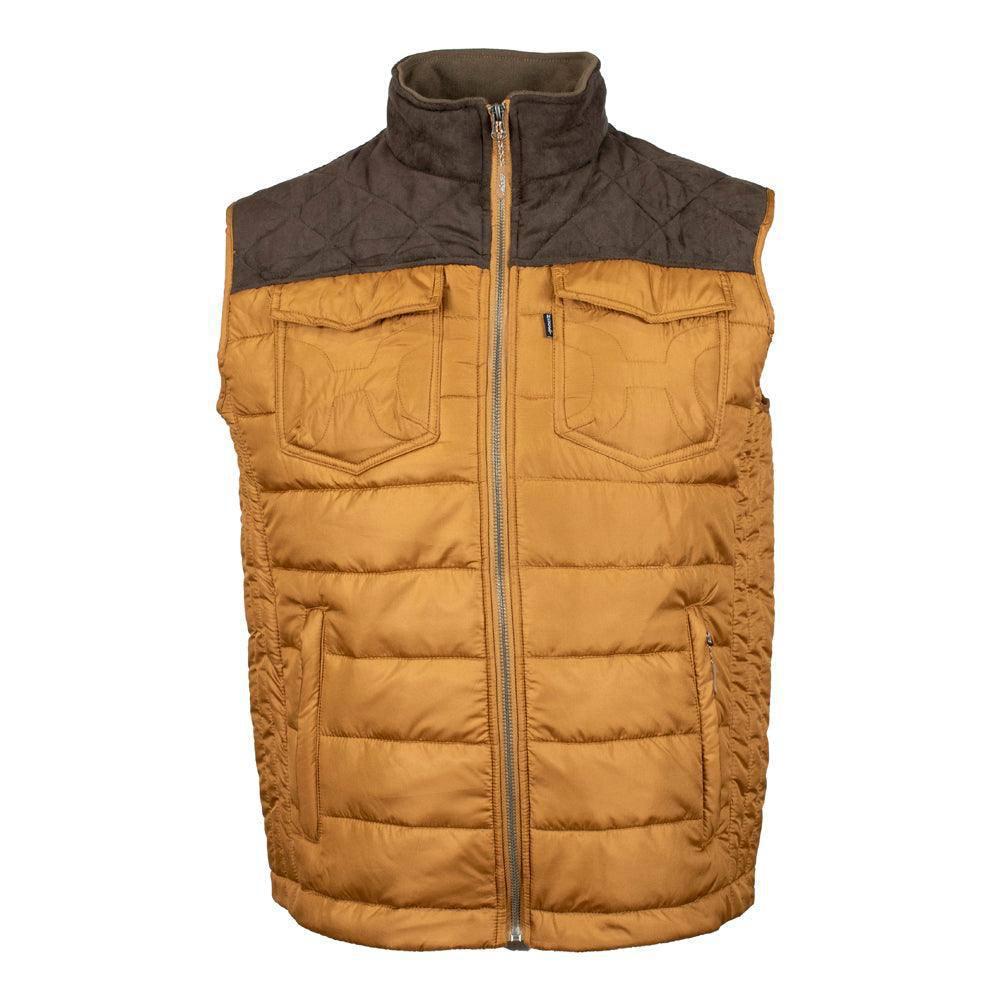 Hooey Men's Packable Vest In Tan/Brown HV097TNBR