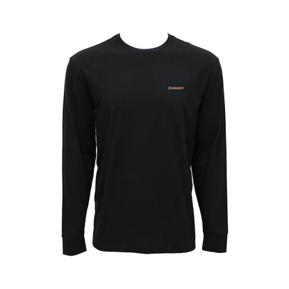 Hooey Men's Rodeo Rank Long Sleeve T-shirt Black weis-western-wear