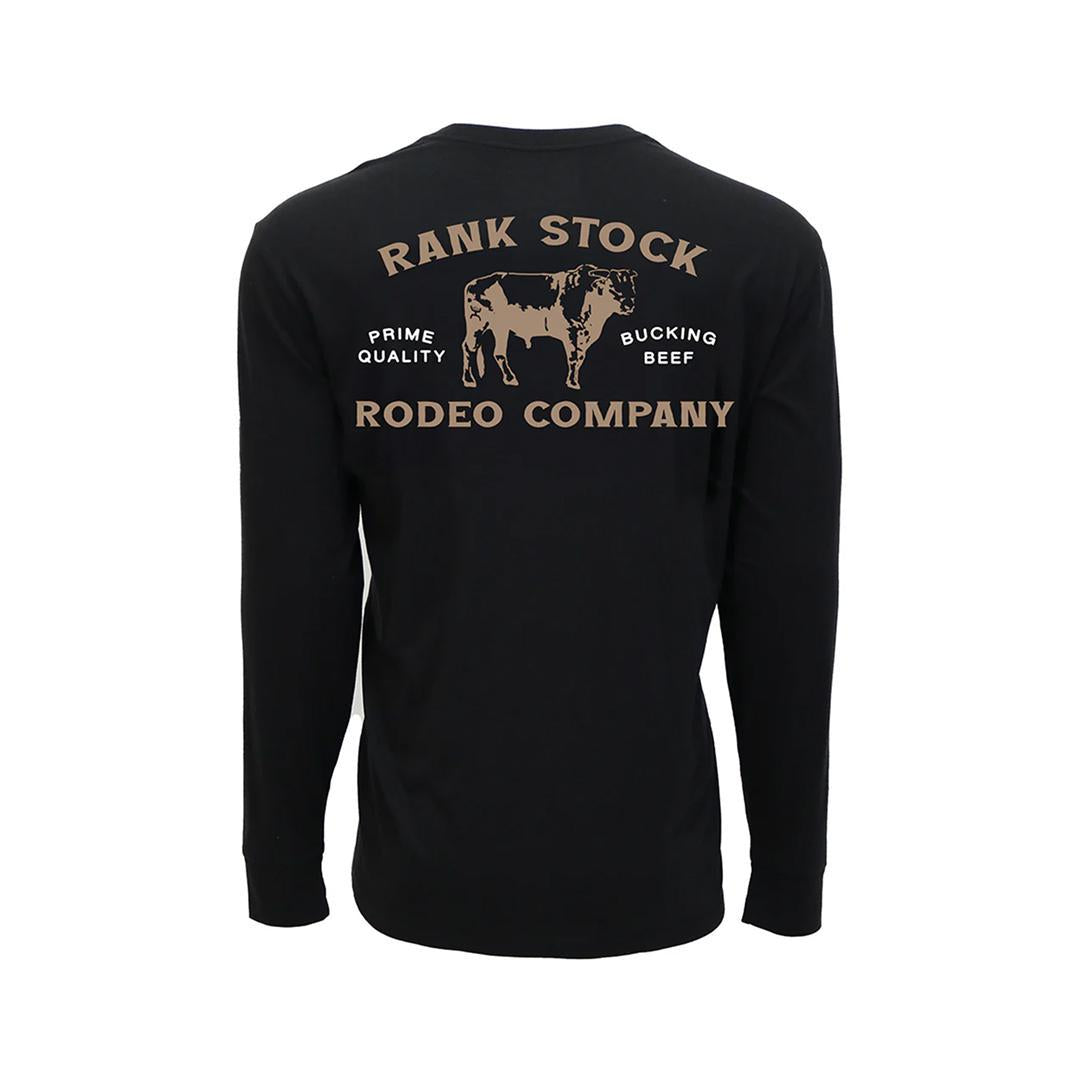 Hooey Men's Rodeo Rank Long Sleeve T-shirt Black weis-western-wear
