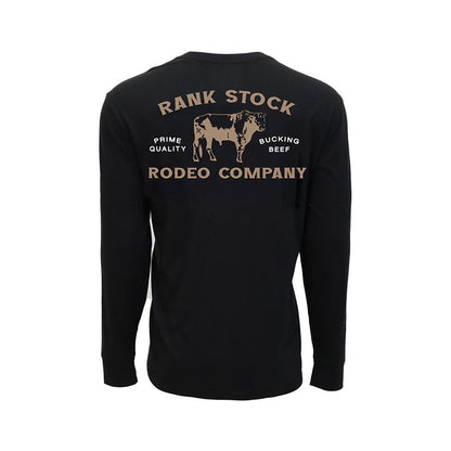 Hooey Men's Rodeo Rank Long Sleeve T-shirt Black weis-western-wear