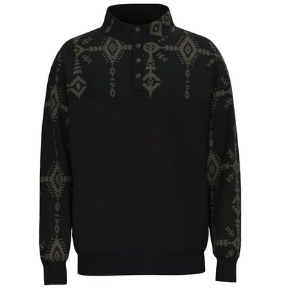 Hooey Men’s “Stevie” Black Grey Aztec Pullover