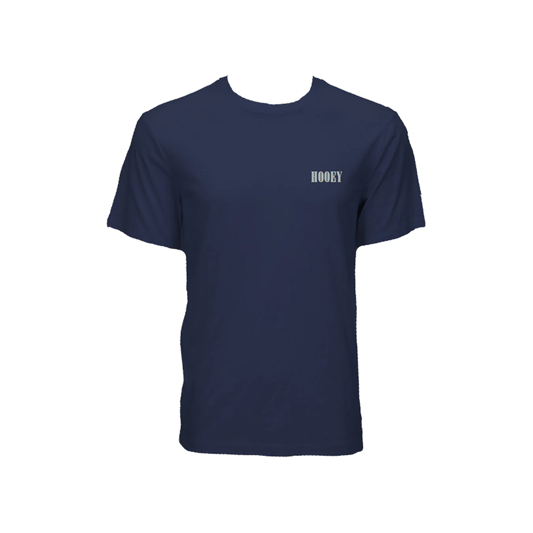Hooey Men's "Wild Ride" Blue With Light Blue & White Hooey Logo T-Shirt weis-western-wear