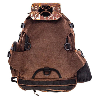 Hooey Mule Aztec Hooey Backpack- Black/Brown