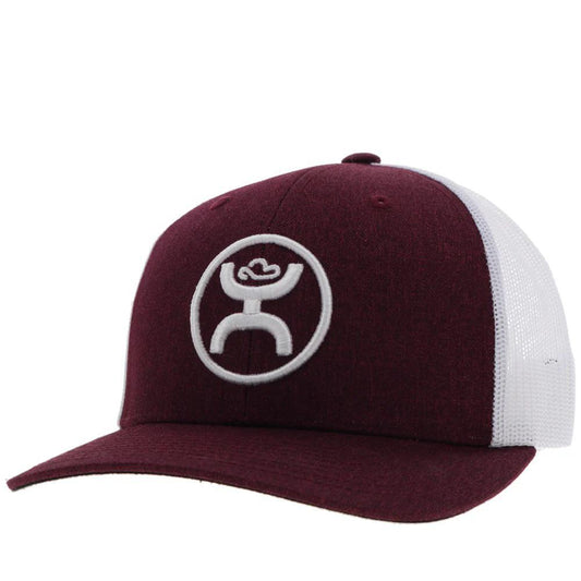 Hooey O-Classic Maroon/White Hat