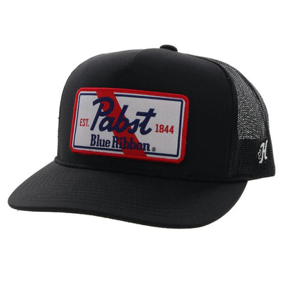 Hooey Pabst Blue Ribbon Patch Hat 2272T-BK