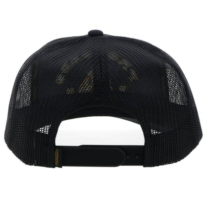 Hooey ProRodeo Black Hat With Gold 2263T-BK