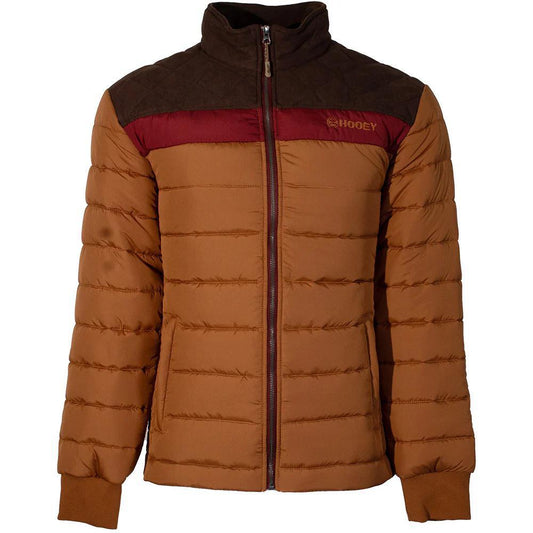 Hooey Puffer Jacket Tan/Brown HJ127TNBR