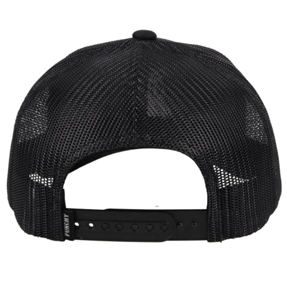 Hooey "Punchy" Snapback Black Hat 5028T-BK