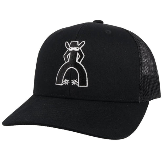 Hooey "Punchy" Snapback Black Hat 5028T-BK