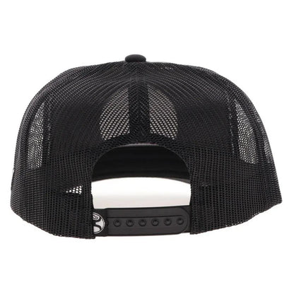 Hooey "Quanah" Hat Charcoal/Black w/Black & White Circle Patch