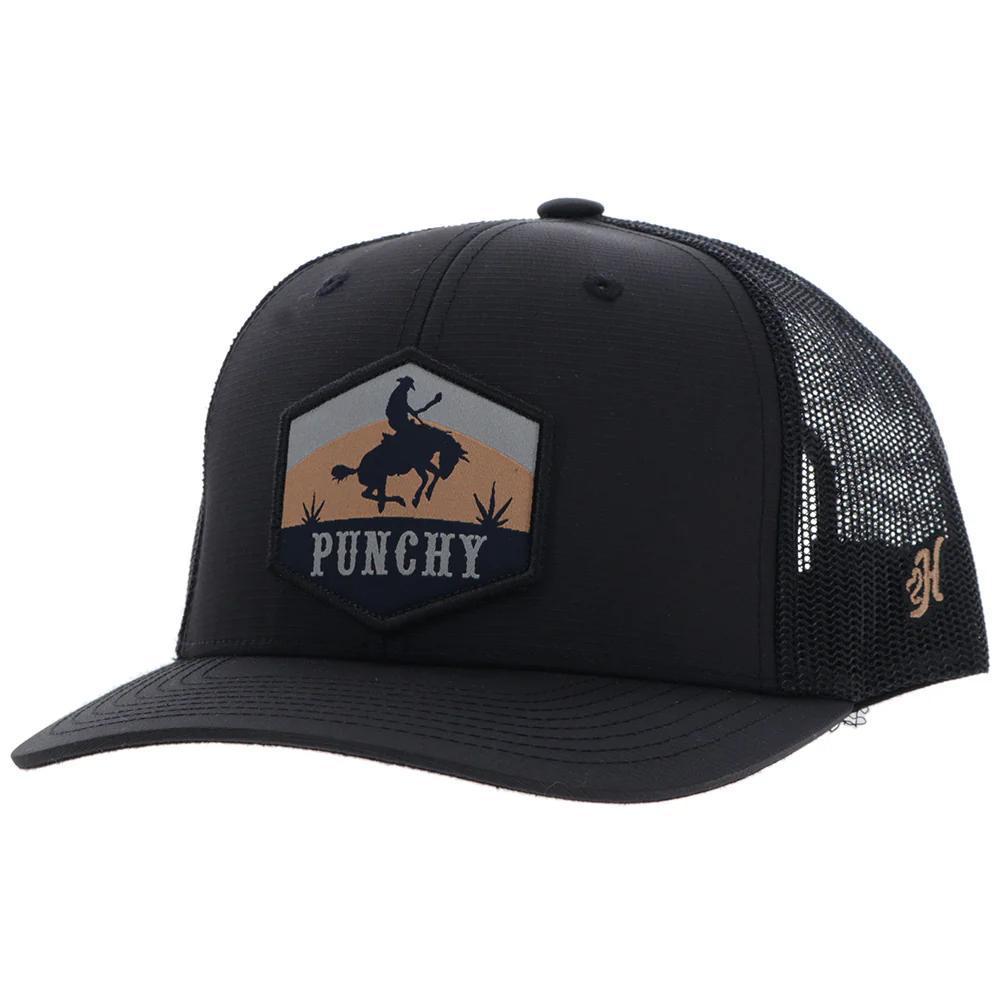 Hooey "Ranchero" Punchy Hat Black w/Multi Color Patch weis-western-wear