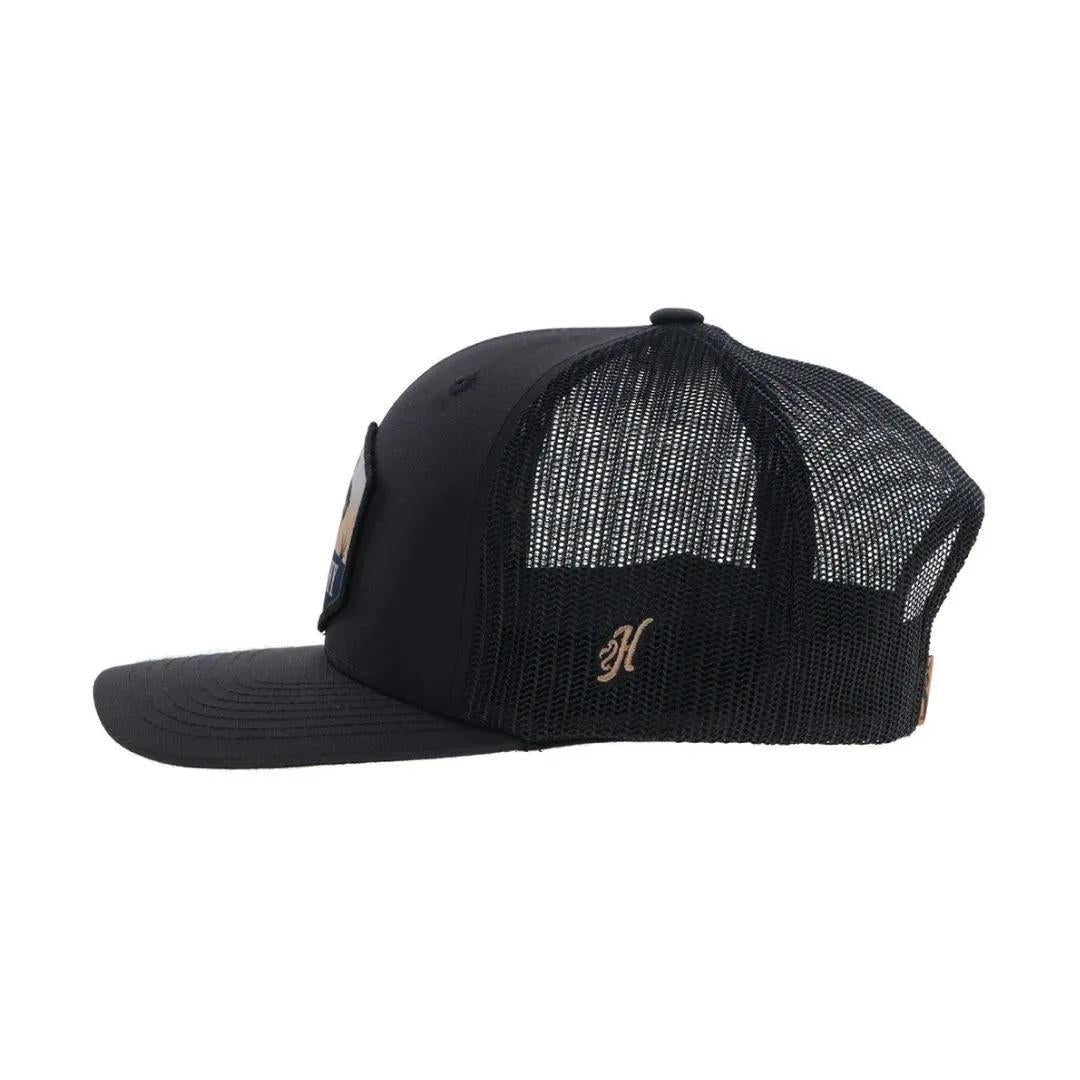 Hooey "Ranchero" Punchy Hat Black w/Multi Color Patch weis-western-wear