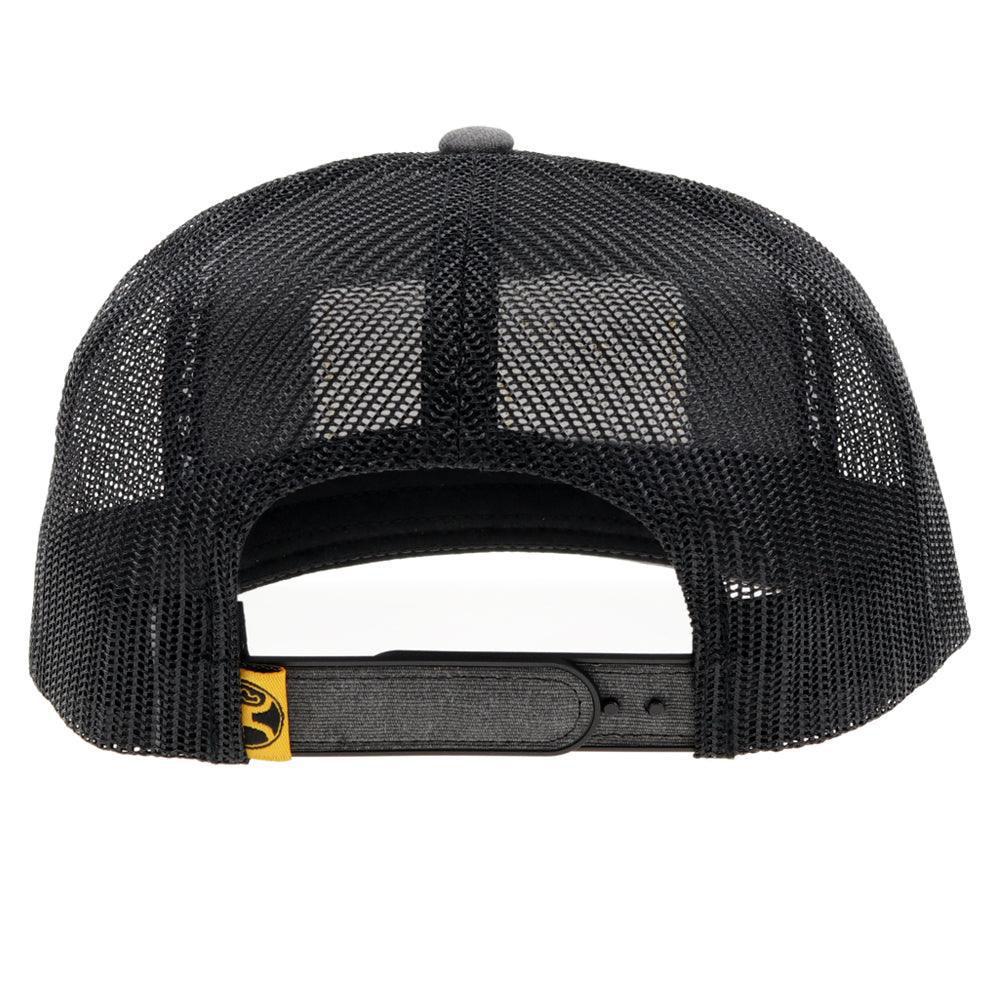 Hooey "Rank Stock" Charcoal Hat With Gold Stitching 2158T-CHBK