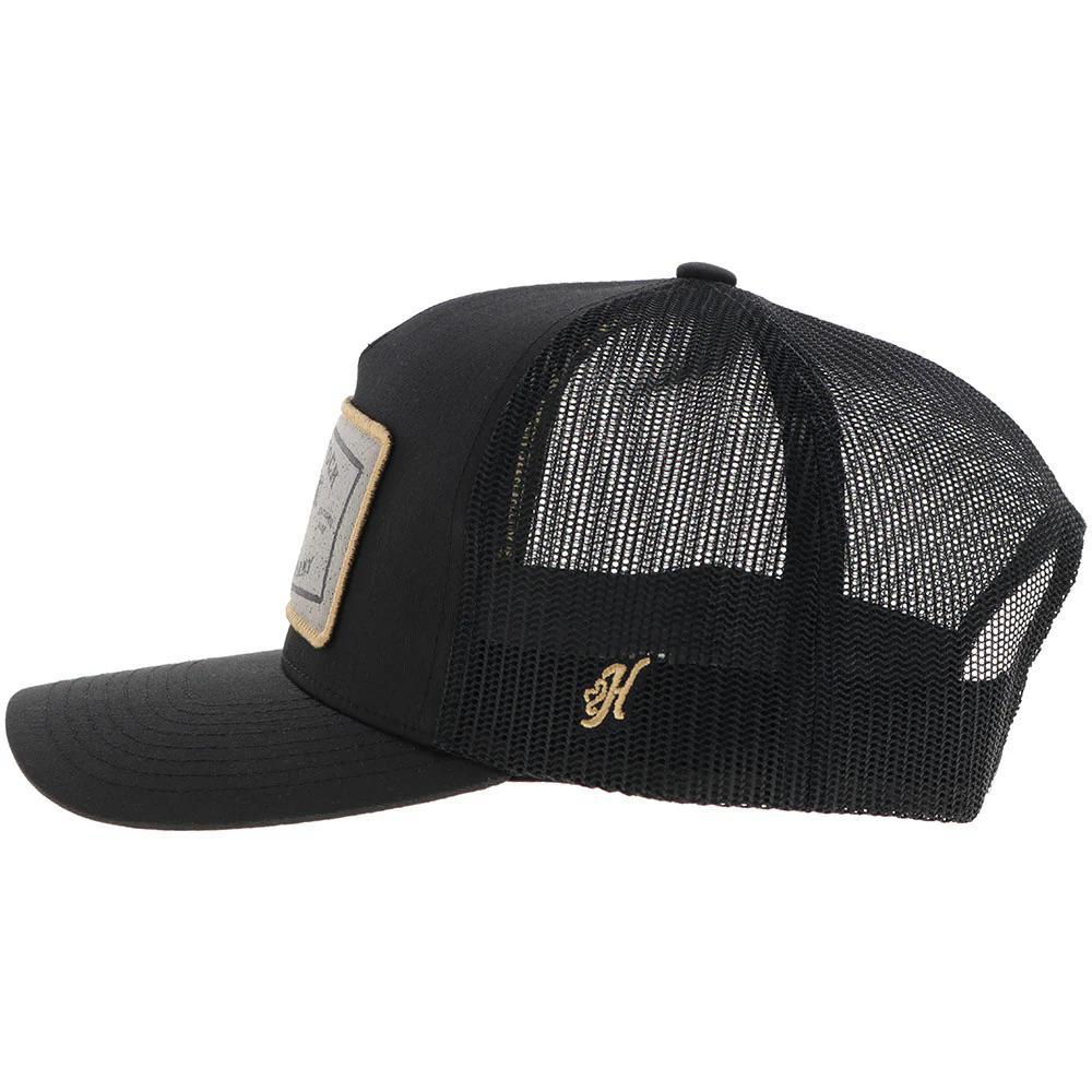 Hooey "Rank Stock" Hat Black w/Rectangle Patch