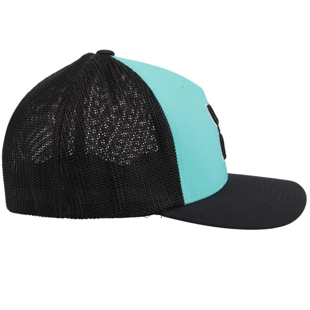 Hooey Unisex Coach Turquoise/Black Hat