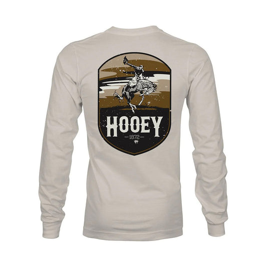 Hooey Women's "Cheyenne" Cream Long Sleeve T-Shirt  HT1558CR