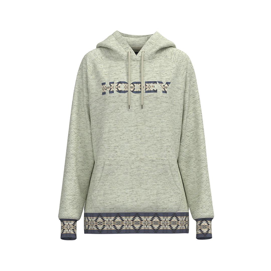 Hooey Women's Hoodie Trophy Cream/Aztec
