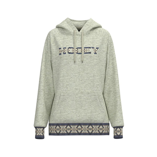 Hooey Women's Hoodie Trophy Cream/Aztec