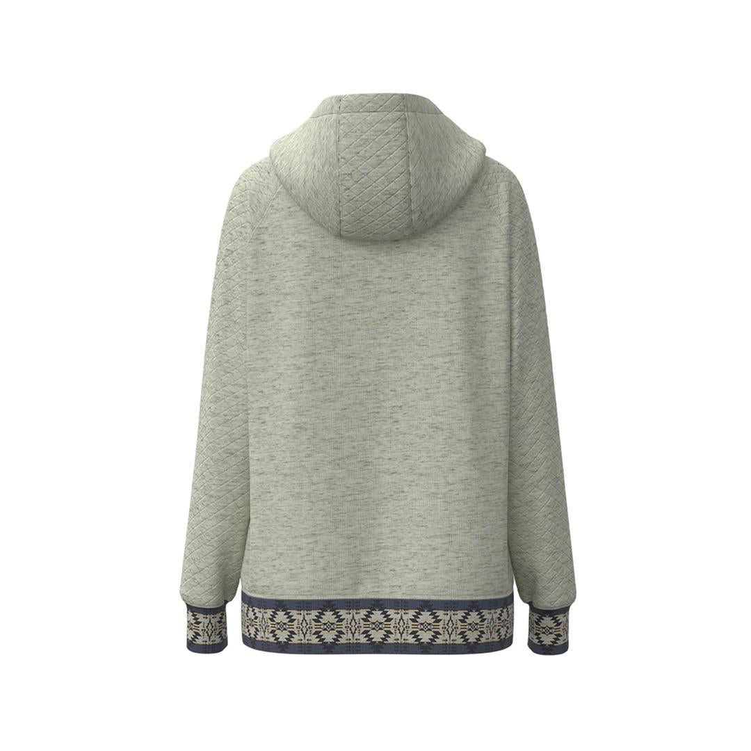 Hooey Women's Hoodie Trophy Cream/Aztec