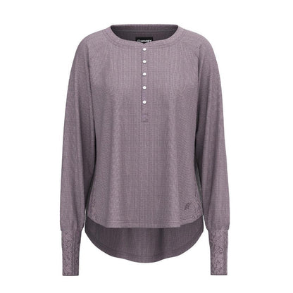 Hooey Women's Thermal Henley Long Sleeve