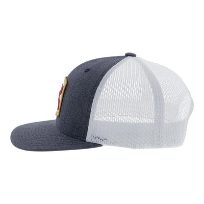 Hooey "Zenith" Grey/White Trucker Hat 2024T-GYWH