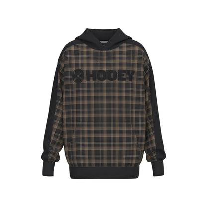 Hooey Boy's Youth Canyon Hoody Black/Plaid