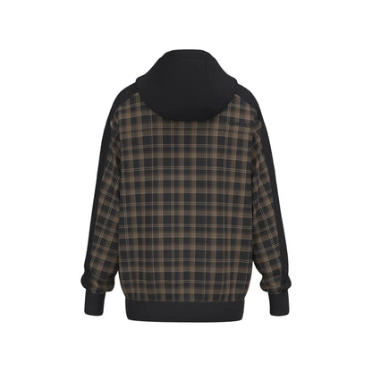 Hooey Boy's Youth Canyon Hoody Black/Plaid