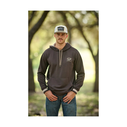 Hooey Charbray Rank Stock Hoody Dark Brown