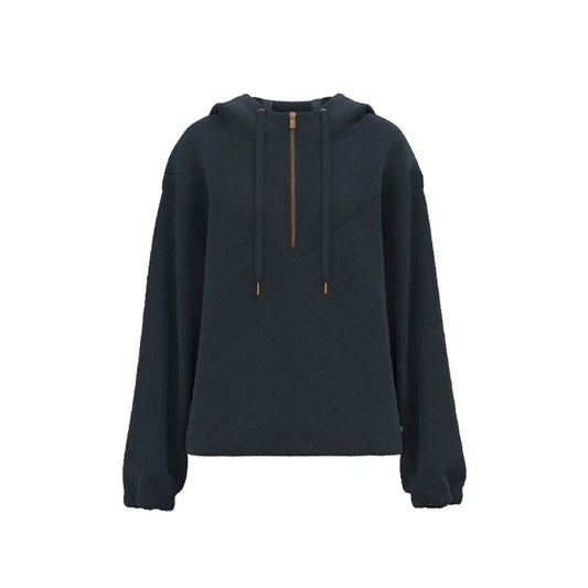 Hooey Women's Cowgirl Corduroy 1/4 Zip Hoodie