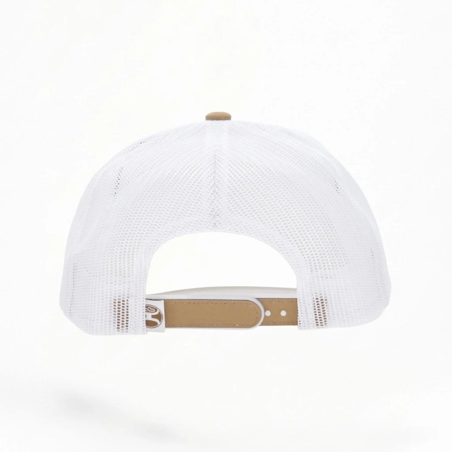 Hooey Rope Like A Girl 6-Panel Trucker Snapback Hat White/Tan