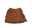 Shea Baby Girl's Brown Fringe Skirt weis-western-wear