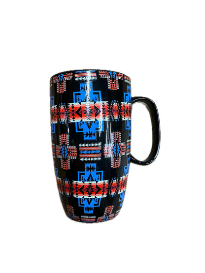 Nativo Ceramic 600ML Mug With Lid weis-western-wear