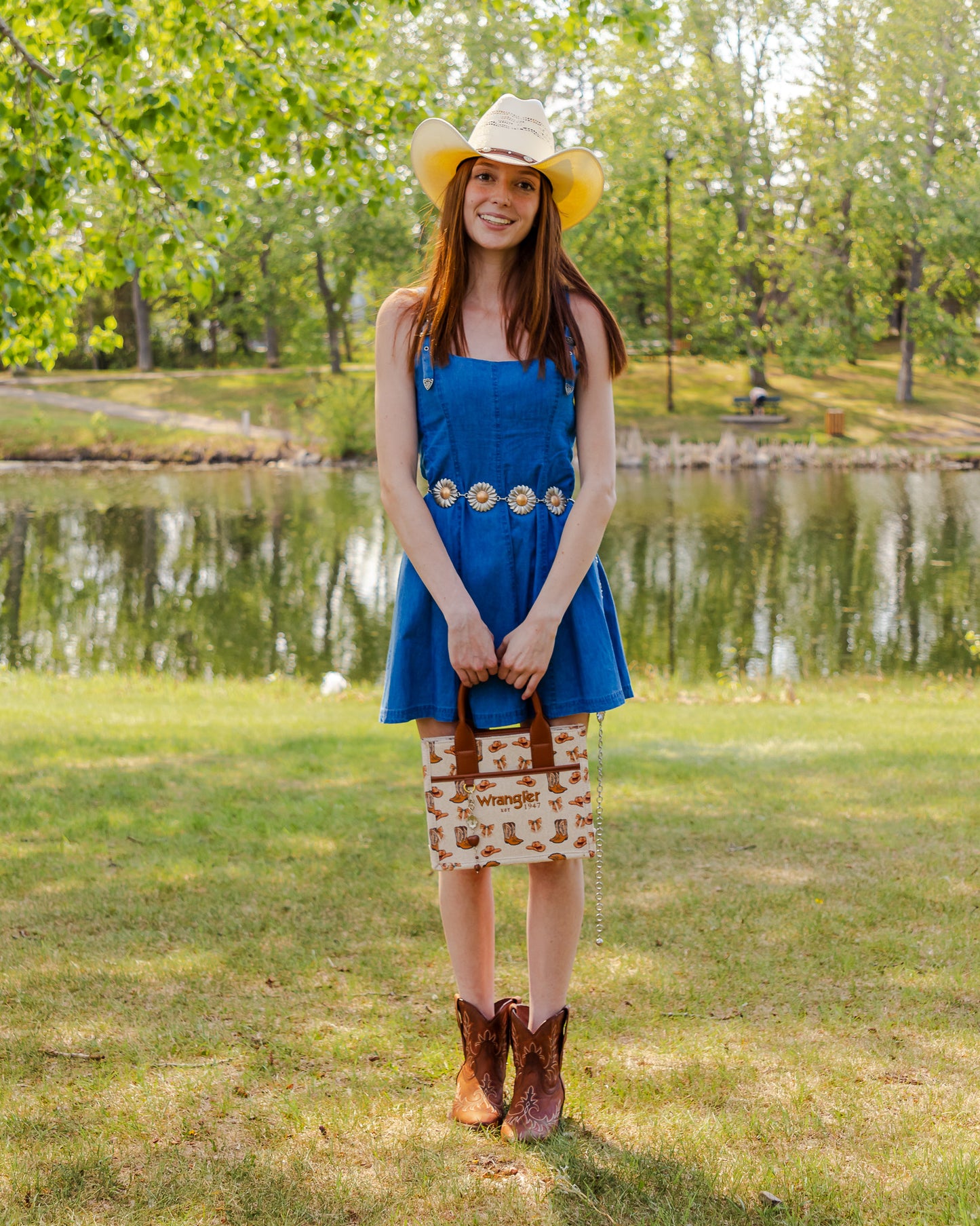 Rock&Roll Buckle Denim Dress