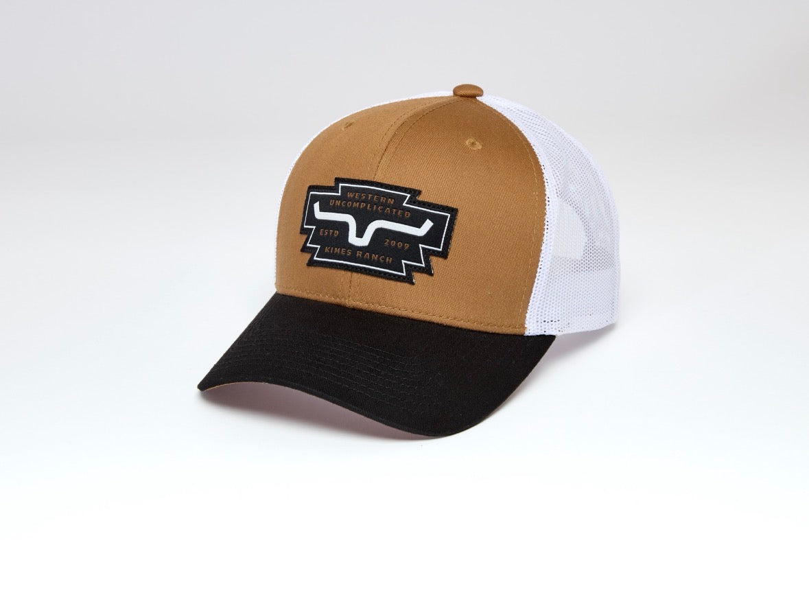 Kimes Ranch Woodland WW Trucker Cap weis-western-wear