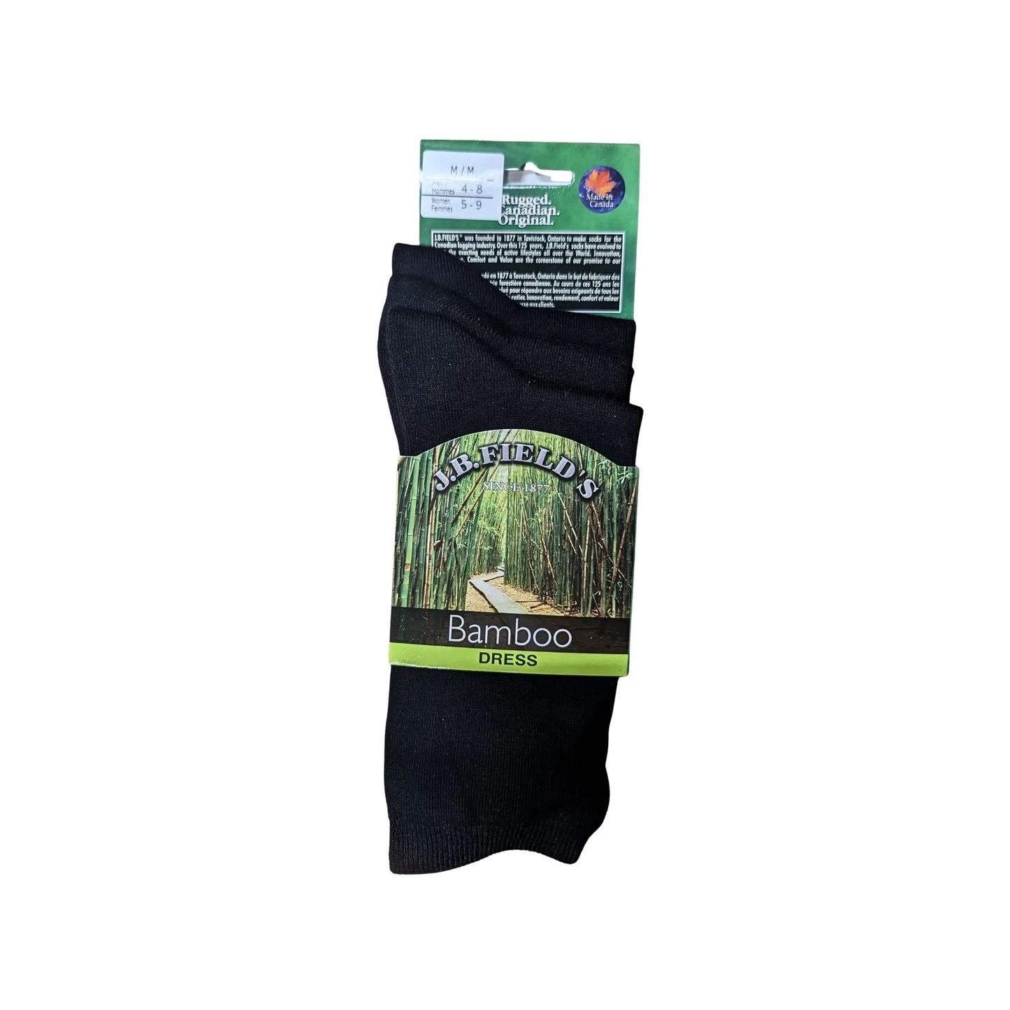 J.B. Field's Unisex Bamboo Dress Plain Socks 3 pairs weis-western-wear