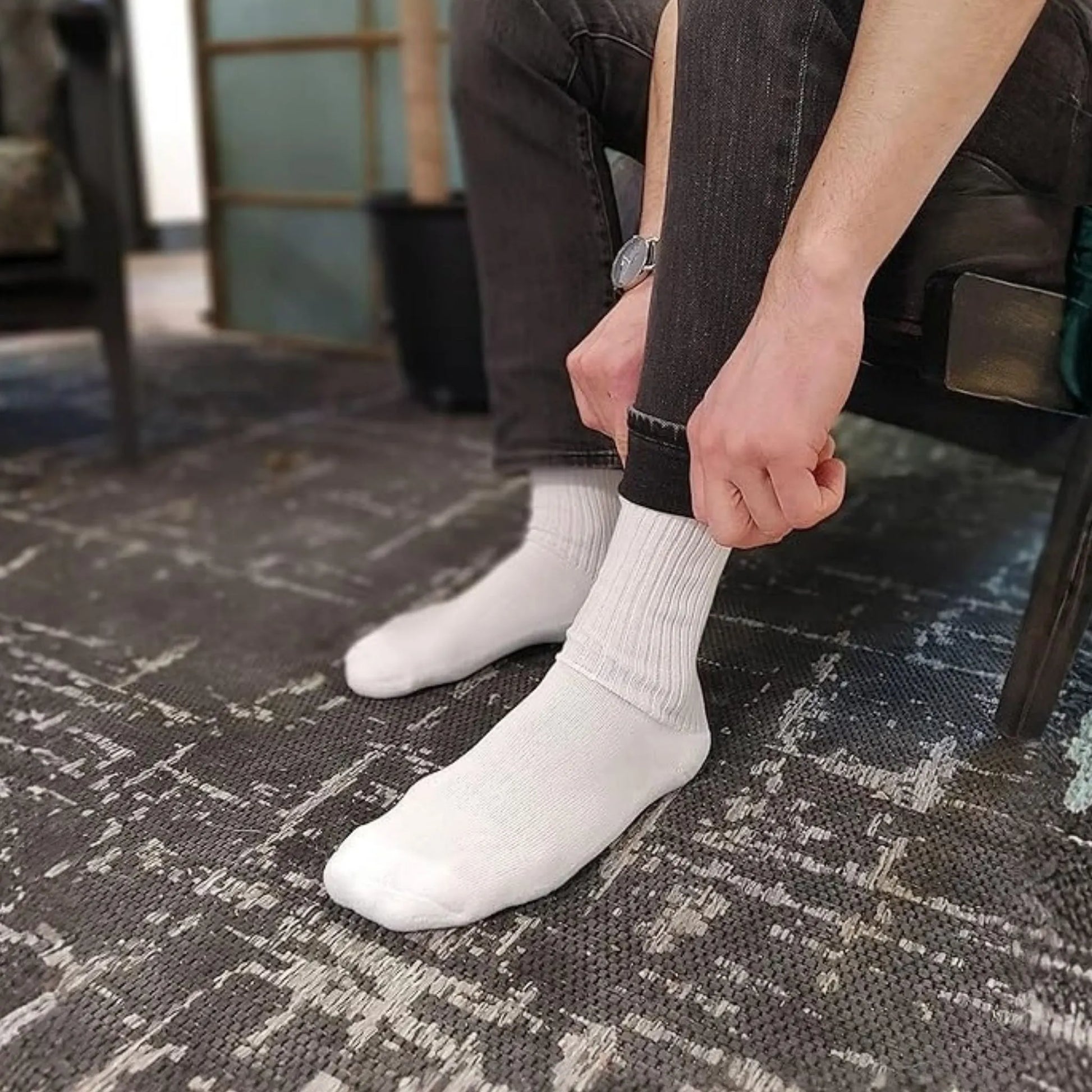 J.B. Field's Unisex Casual Cotton Ankle Socks weis-western-wear