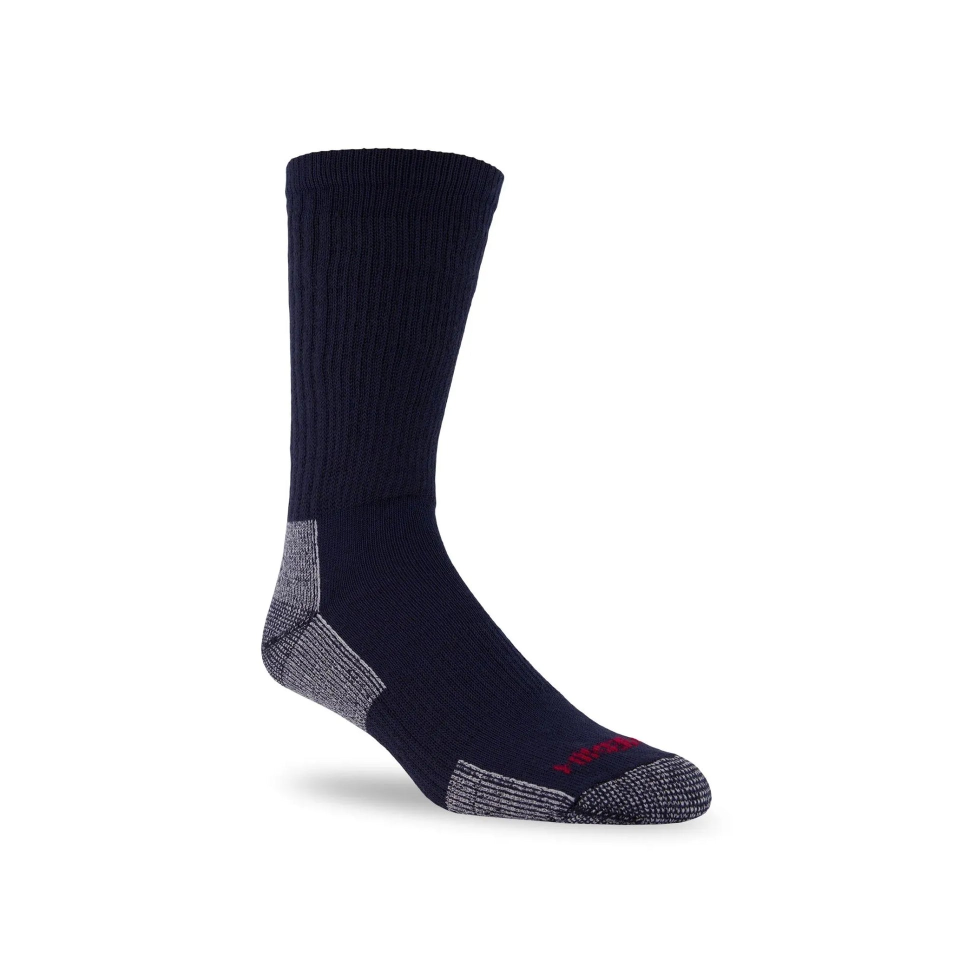 J.B. Field's Unisex Hiker GX 74% Merino Wool Hiking Crew Sock - Navy/Grey weis-western-wear