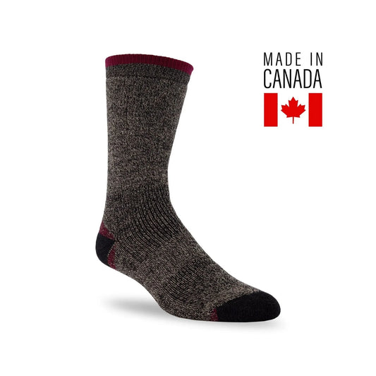 J.B. Field's Unisex Hiking "Power Trekker" Merino/Combed Cotton Boot Sock - Taupe weis-western-wear