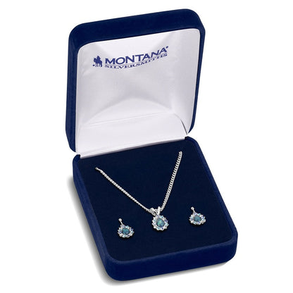 Montana Silversmiths Northern Glow Opal Jewelry Set