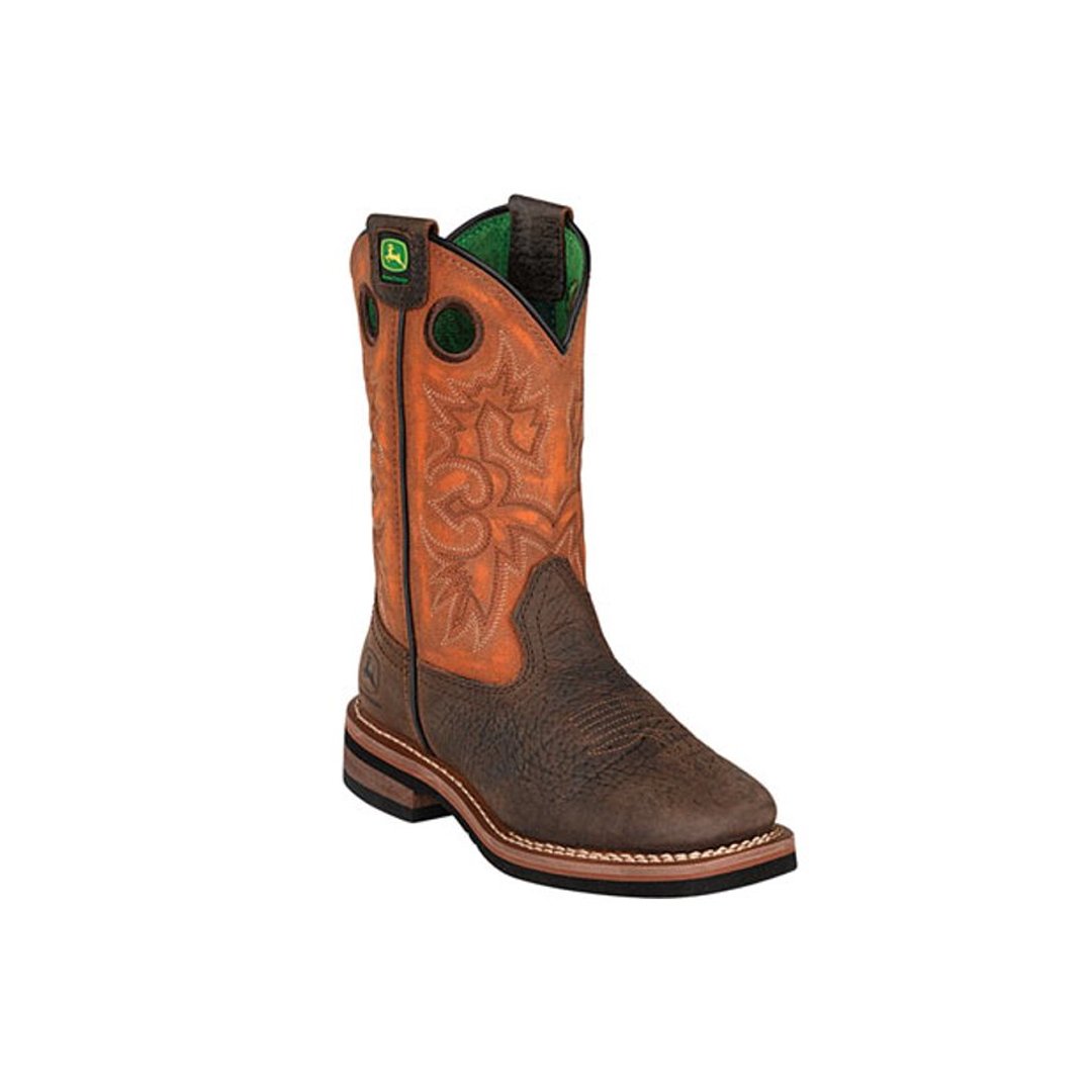 John deere square toe fashion boots