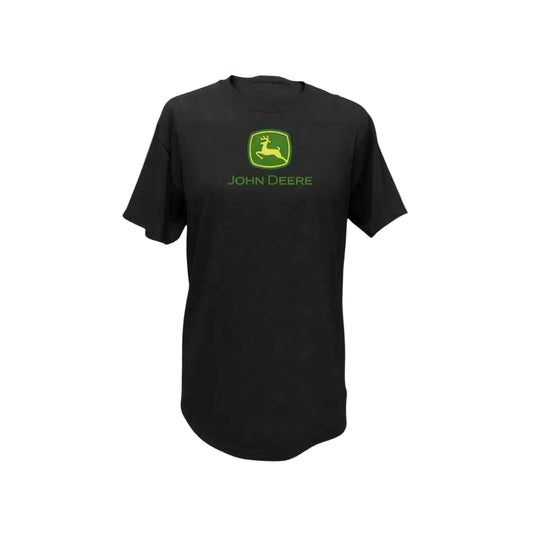 John Deere Men's T-Shirt in Black w/ Logo