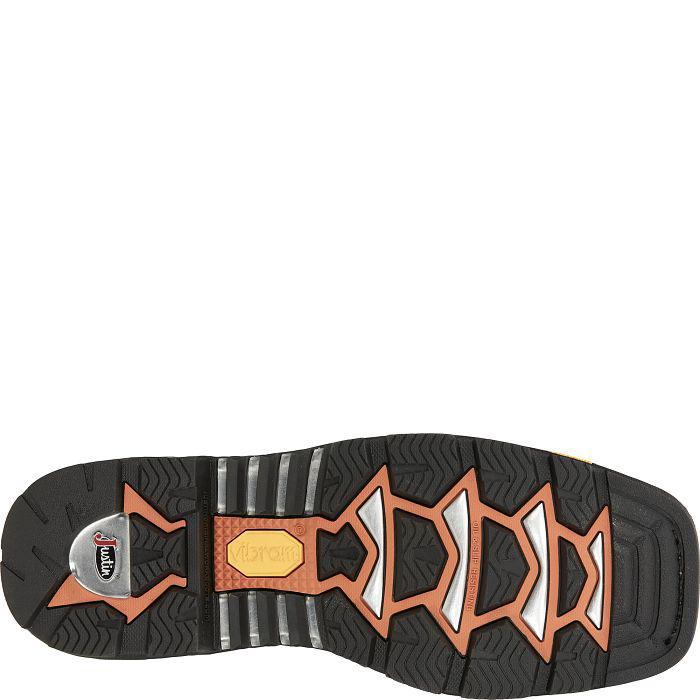 Justin Men's Frontline Hiviz 11” Waterproof Nano Composite Toe Blue Top