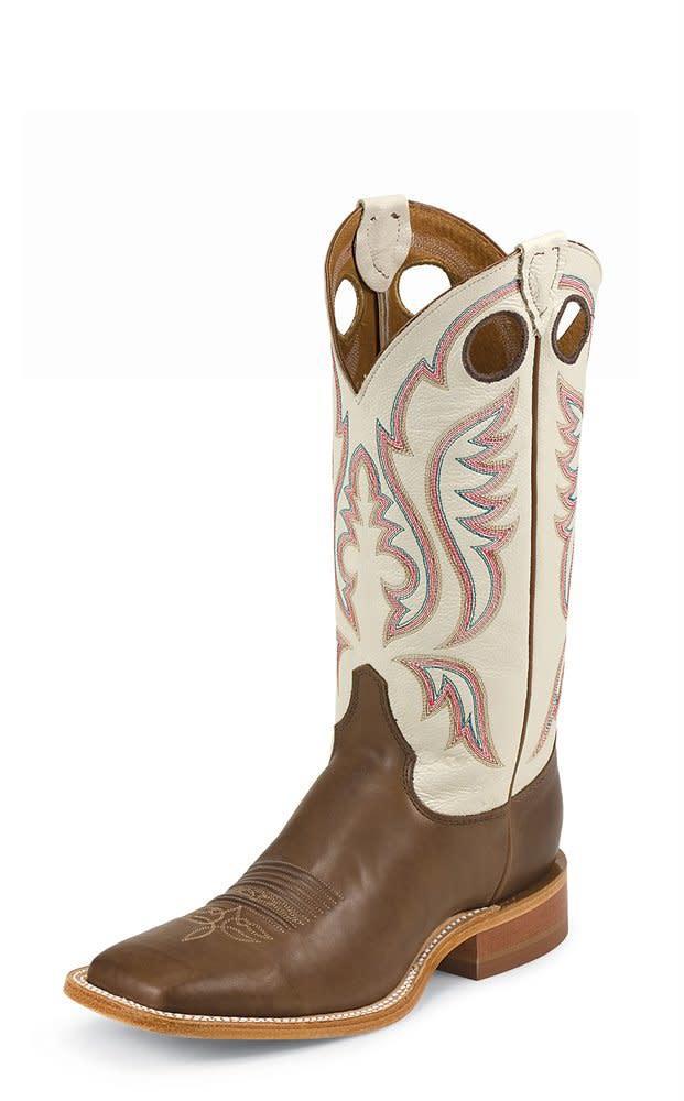 Justin Men's Stillwater Brown Square Toe Cowboy Boot weis-western-wear