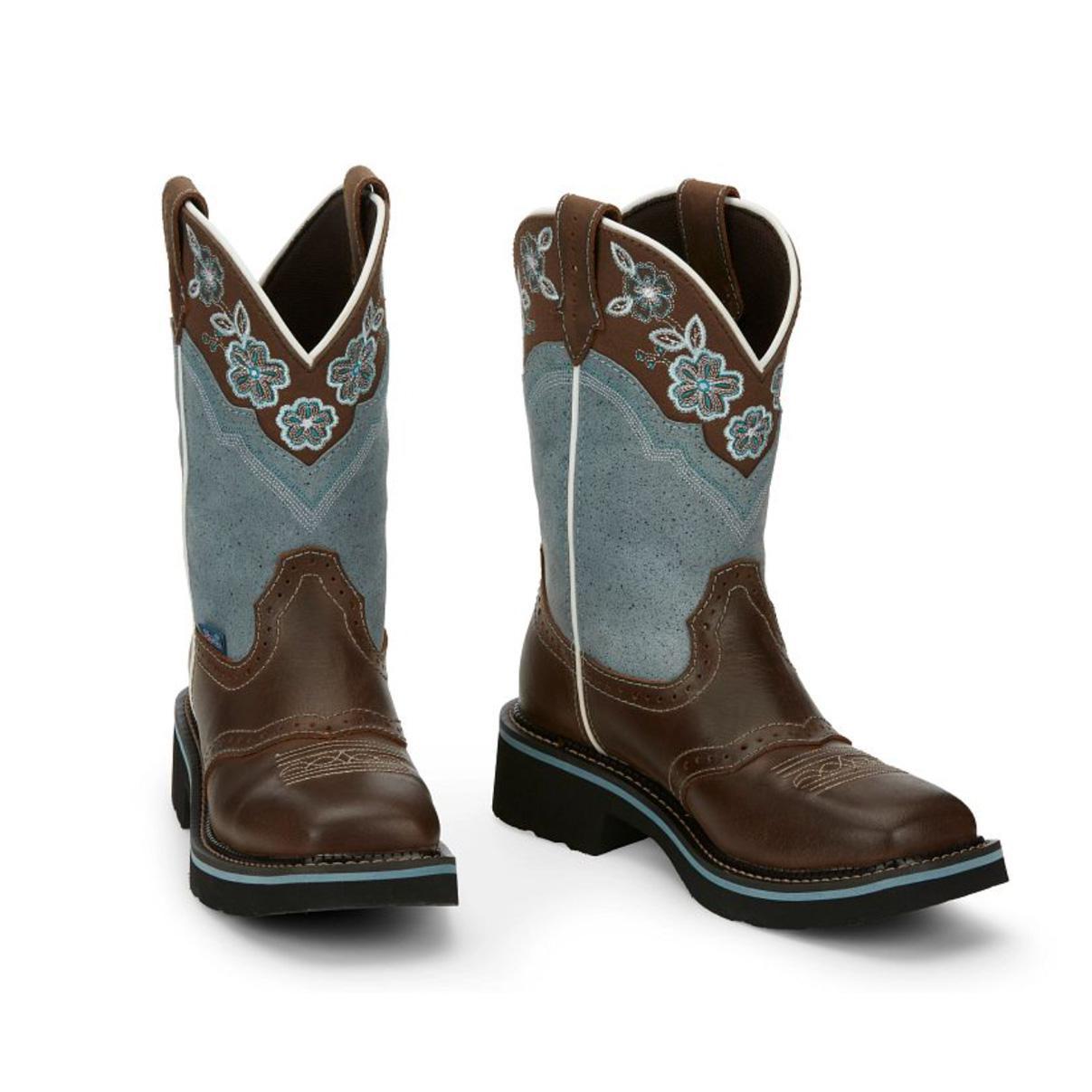 Justin Women's 11" Starlina Western Boot Brown GY9950